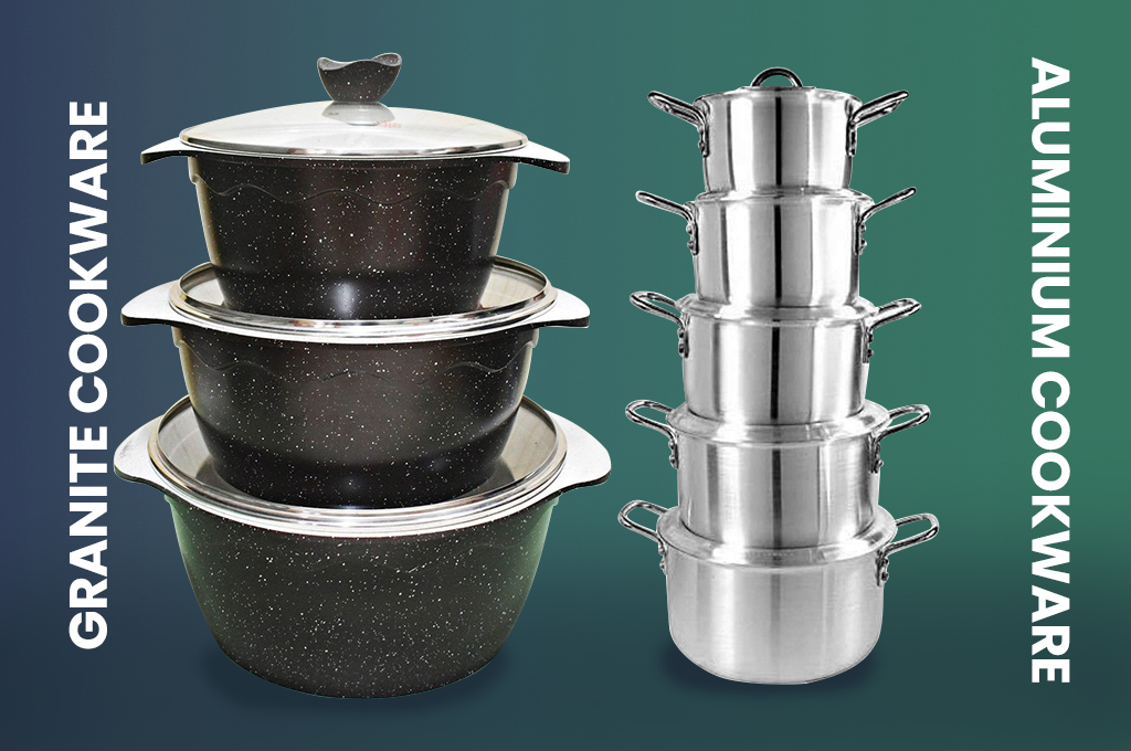 granite vs aluminium cookware