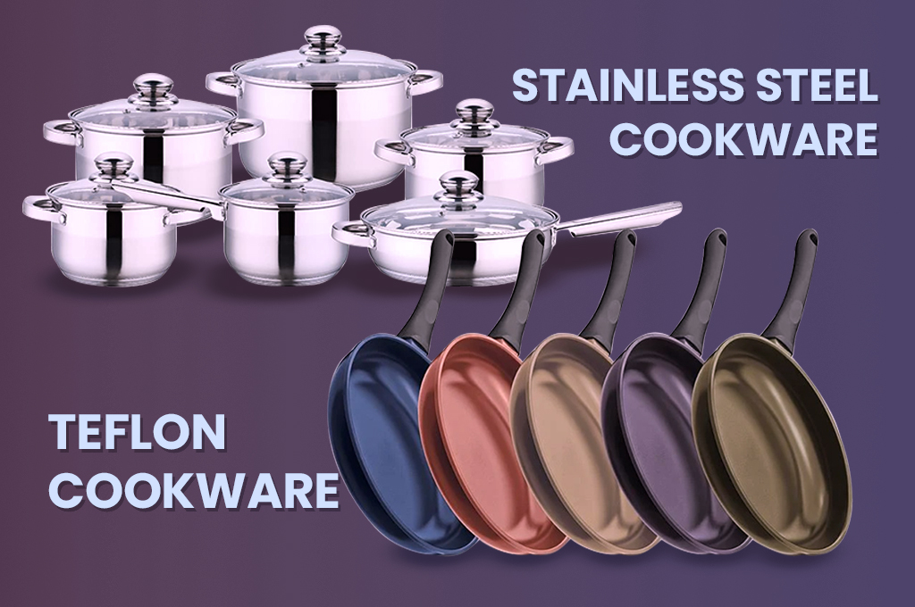 stainless steel vs teflon cookware